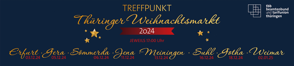 tbb: Treffen auf dem Thüringer Weihnachtsmarkt